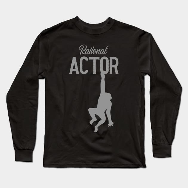 Rational Actor Long Sleeve T-Shirt by The Fanatic